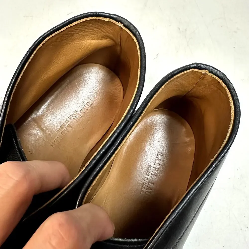 VGUC Allen Edmonds x Polo Ralph Lauren Chukka Boot Black Calf Made in USA 12 D